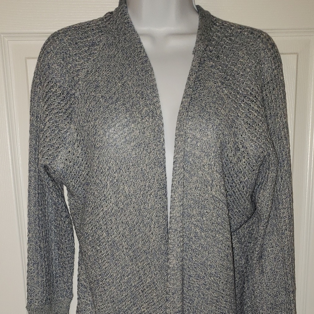 Braeve Blue and Off-white Cardigan Size S